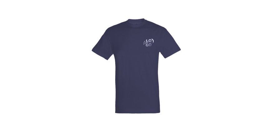 T-shirt mixte manches courtes publicitaire Sol's - 150 g/m² - marquage multicolore