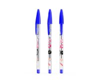 Ballpoint pen Bic Cristal Original with cap 1 mm tip - medium writing - multicolor marking