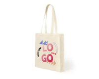 Sac en coton publicitaire Tote Bag 180 g/m² - 16 L - marquage multicolore