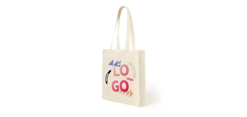 Sac en coton publicitaire Tote Bag 180 g/m² - 16 L - marquage une couleur ou multicolore