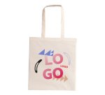 Sac en coton publicitaire Tote Bag 140 g/m² - 10 L - marquage 1 couleur ou multicolore