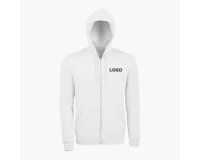 Long-sleeved zippered promotional vest 260 g/m² Sol's - embroidery marking