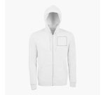 Gilet zippé manches longues publicitaire 260 g/m² Sol's - marquage broderie