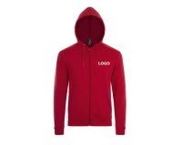 Long-sleeved zippered promotional vest 260 g/m² Sol's - embroidery marking