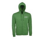 Zippered long-sleeve promotional vest 260 g/m² Sol's - embroidery branding