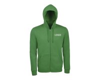 Gilet zippé manches longues publicitaire 260 g/m² Sol's - marquage broderie