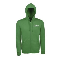 Zippered long-sleeve promotional vest 260 g/m² Sol's - embroidery branding