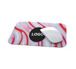 Tapis de souris rectangulaire publicitaire - marquage multicolore