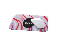 Rectangular promotional mouse pad - multicolor branding