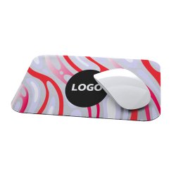 Tapis de souris rectangulaire publicitaire - marquage multicolore
