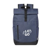 Sac à dos enroulable publicitaire pour ordinateur 15,6" - marquage 1 couleur