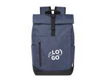 Sac à dos enroulable publicitaire pour ordinateur 15,6" - marquage 1 couleur