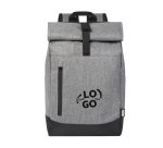Sac à dos enroulable publicitaire pour ordinateur 15,6" - marquage 1 couleur