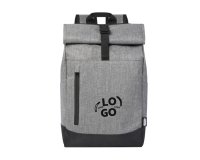 Sac à dos enroulable publicitaire pour ordinateur 15,6" - marquage 1 couleur