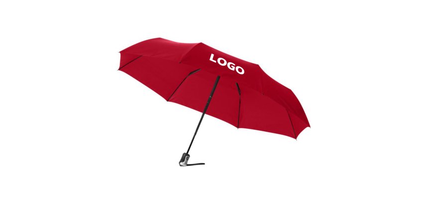 Faltbarer Werbeschirm Ø 98 cm - 1-farbiger Druck