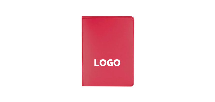 Double advertising card holder - 1 color printing