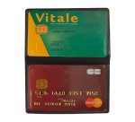 Double advertising card holder - 1 color printing