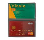 Porte-cartes double publicitaire - marquage 1 couleur