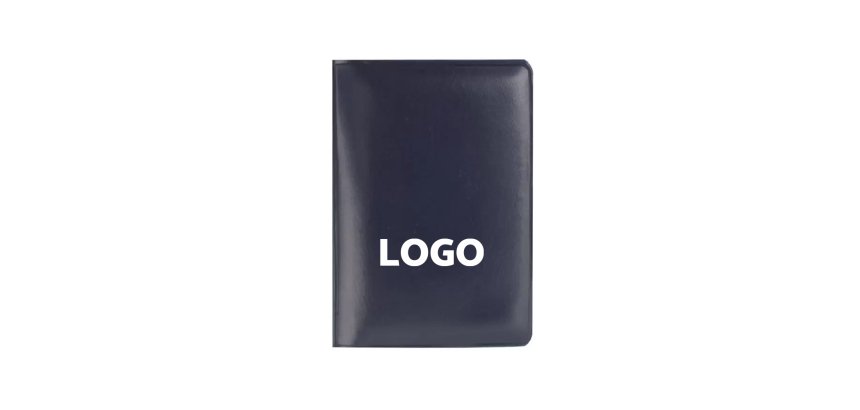 Double advertising card holder - 1 color printing