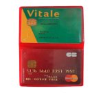 Double advertising card holder - 1 color printing