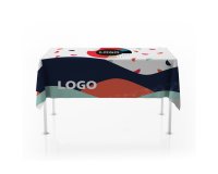 Nappe en polyester publicitaire 150 x 200 cm - marquage multicolore