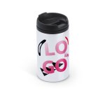 Mug isotherme publicitaire en acier inoxydable 30 cl - marquage multicolore