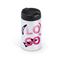 Mug isotherme publicitaire en acier inoxydable 30 cl - marquage multicolore