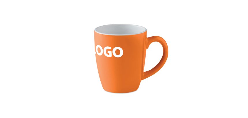 Mug aus Keramik Werbeartikel 29 cl - einfarbiger Druck