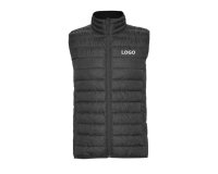 Padded sleeveless jacket advertising - embroidery marking