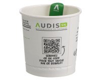 Gobelet carton operculé prédosé Thé à la Menthe 18 cl