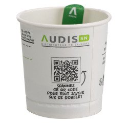 Gobelet carton operculé prédosé Thé à la Menthe 18 cl