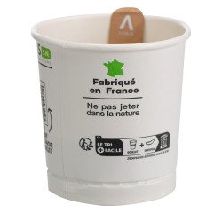 Gobelet carton operculé prédosé Cappuccino café18 cl