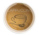 Gobelet carton operculé prédosé Cappuccino café18 cl