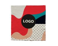 Lingette microfibre 15 x 15 cm publicitaire - marquage multicolore