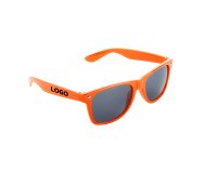 Advertising orange sunglasses - 1 color marking