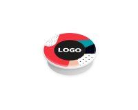 Magnet publicitaire rigide rond - marquage multicolore