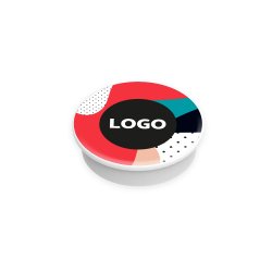 Magnet publicitaire rigide rond - marquage multicolore