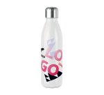 Bouteille publicitaire en verre - contenance 0,65 L - marquage multicolore