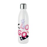 Bouteille publicitaire en verre - contenance 0,65 L - marquage multicolore