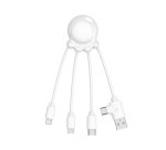 Câble de charge universel publicitaire 3 en 1 Xoopar - marquage 1 couleur