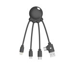 Universele oplaadkabel  3-in-1 promotieartikel - 1-kleurige bedrukking