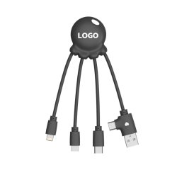 Universal 3-in-1 Xoopar advertising charging cable - 1-color imprint