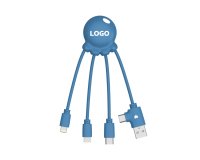 Universal 3-in-1 Xoopar advertising charging cable - 1-color imprint