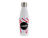 Promotional stainless steel insulated bottle - capacity 0.5 L - multicolor marking