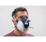 Protector contra exceso de pulverización para medias máscaras reutilizables serie 4000+