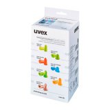 Bouchons d'oreilles jetables uvex x-fit pour distributeur - Boîte de recharge de 300