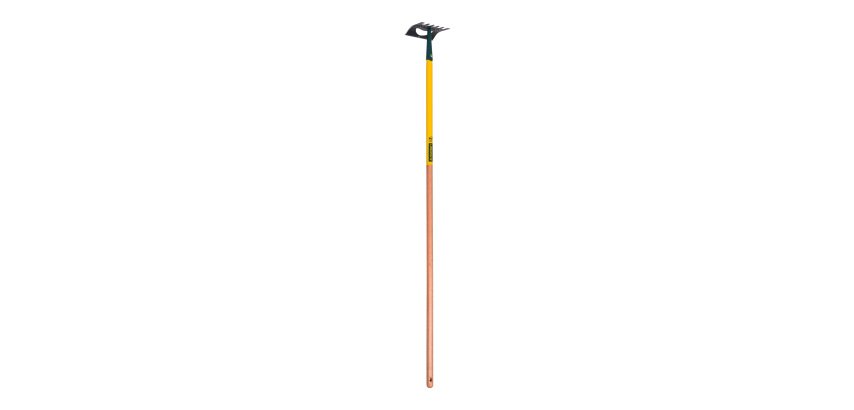 Binette NaturOvert Leborgne, outil 2 en 1, manche bois