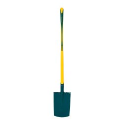 Bêche à rebord Leborgne 28 cm, manche Novamax en fibres de verre