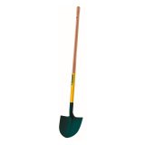 Pelle ronde Leborgne tôle 27 cm, manche bois 110 cm