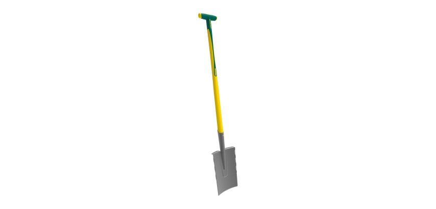 Louchet Senlis Duopro Leborgne 28 cm, manche Novagrip béquille 90 cm